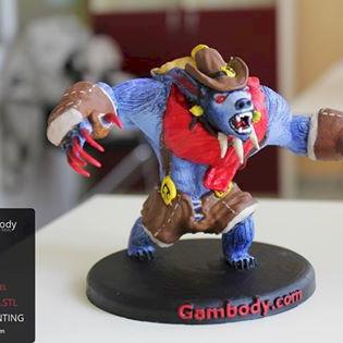 Ursa from Dota 2 3D printed figurine by Darwer