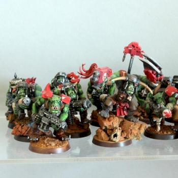 Ork 'Ard Boyz by actionape