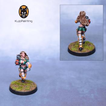 Sara - Bloodbowl Starplayer from Willy Miniatures by KujoPainting