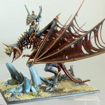 Vampire Count Lord on Zombie Dragon by actionape