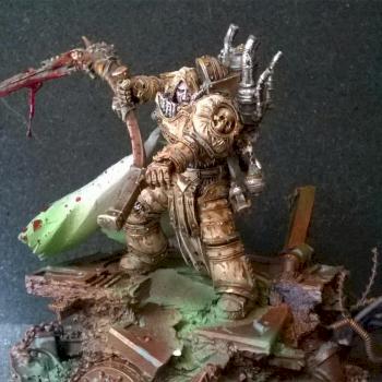 Mortarion Primarch of the Death Guard by DantesPainting
