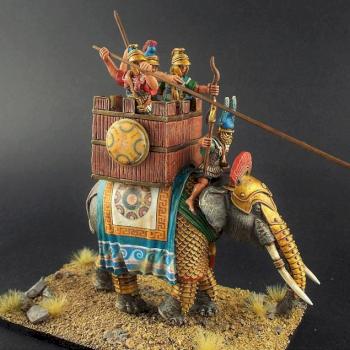 28mm Aventine Successor Elephant (Armoured) with Crew by avalonindustries2040