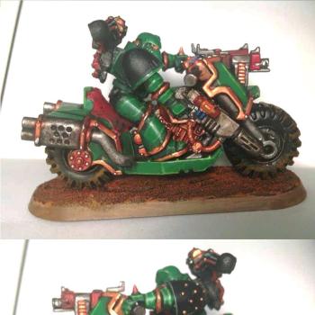 Salamander's biker by Brother Kadmaeus