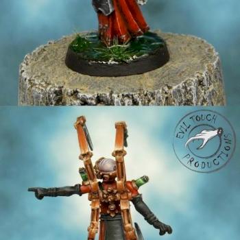 Cryx Cephalyx Overlord as Dark Eldar Homunculus by Vathaar