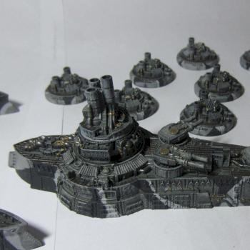 Dystopian Wars: Russian Battleship by TheIronSoldier