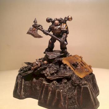 Warsmith honsou, with magnetised display base by Tomcat31