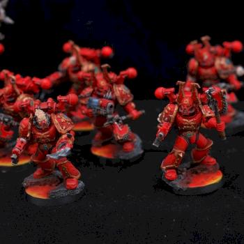 World Eaters Space Marine squad #1 by Tai