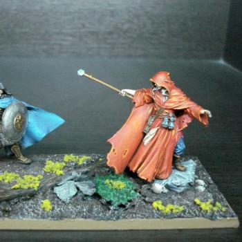 mage vs fighter (up) by heliah
