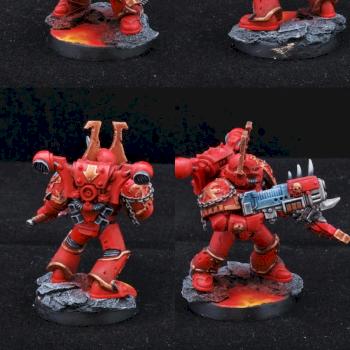 World Eaters Space Marine squad #1 Plasma gunner by Tai