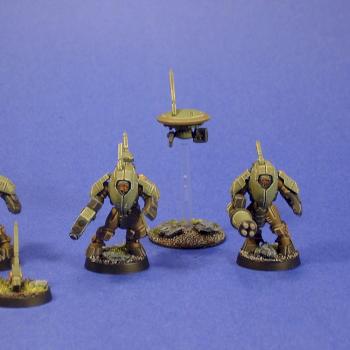 Warhammer 40k Tau XV25 Stealth Team Painted by rwd6378