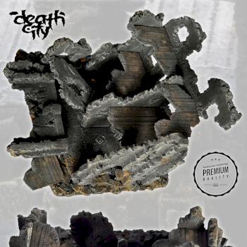 MULTIPLE BURNED BUILDING BOX III w40k, mordheim scenery terrain by studiolevel