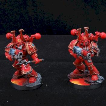 World Eaters Space Marine squad #1 Plasma gunners by Tai