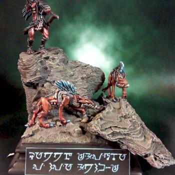 Kroot shaper and warhounds by raivan