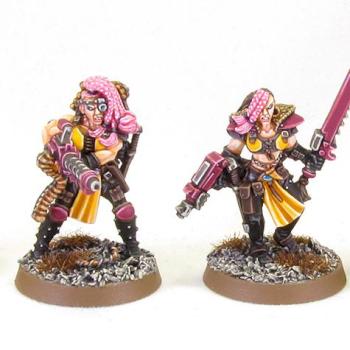 Necromunda Escher Gang (Part 1 - Heavy, Gangers, Juve) by richardvan