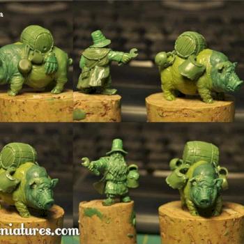Dwarf Football Medic work in progress by Scibor