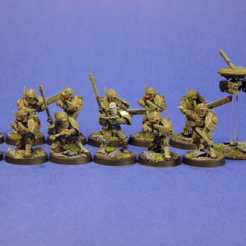 Warhammer 40k Tau Fire Warrior Team Painted by rwd6378