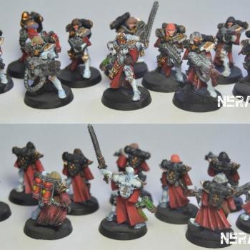 Sisters of battle squad by Nerak