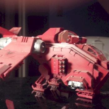 Blood Angels Stormraven left side by wrathw1zard