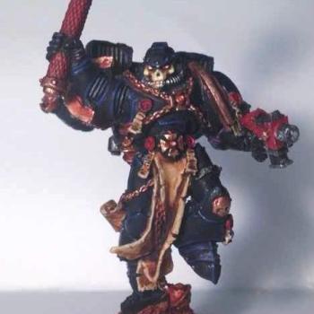 Salamander's chaplain by Brother Kadmaeus