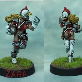 Blood Bowl: Zara the Slayer by abrennan