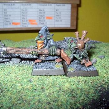 Night Goblin Squig Herders by kopjan1990