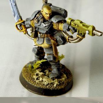 Kasrkin sargeant by josez