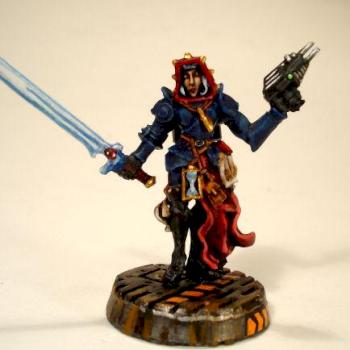 inquisitor with needle gun by draconadonid