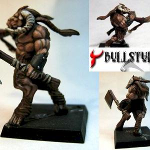 Musico hombres bestia. Pintado by bullstudio