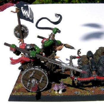 Orc boar chariot - char à sanglier orque by Playmo