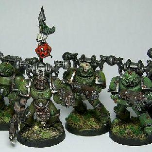 Death Guard marines by ovy