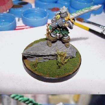 Chaos Warrior Green 1991 by mulot