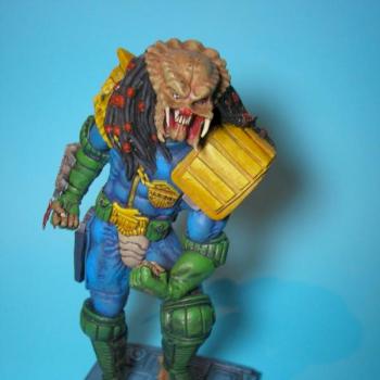 Predator- Judge Dredd by spidey