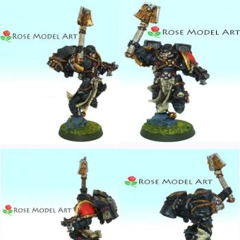 Space Marine Jump Pack Chaplain by Rose Model Art