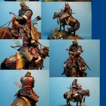 Genghis Khan - 90mm Pegaso by thistledoo minis