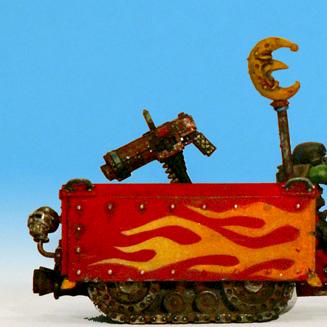 Space Ork Wartrack - WestOrc Custom bike :) by blauertroll