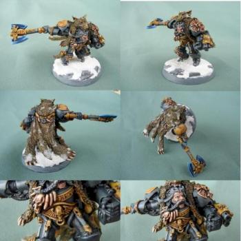 Space Wolf Lord Logan Grimnar by farseer oliver