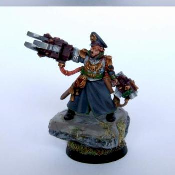 Imperial Guard Commissar Yarric by johnnykangur