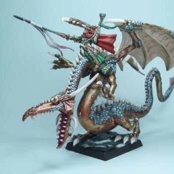 Golden elf dragon. by Blom