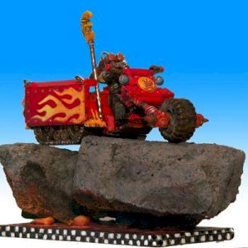 Space Ork Wartrack - HotRod Flame Theme by blauertroll