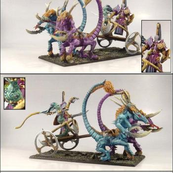 CONVERTED SLAANESH CHARRIOT by midgardmodels
