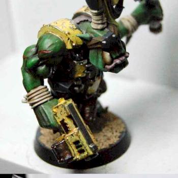 ork nob... white dwarf by mabnkat