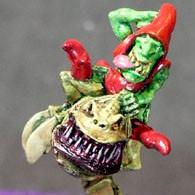 Goblin on Squig Hopper 1 by TritchPaints