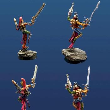 Eldar Harlequins by phael_minis