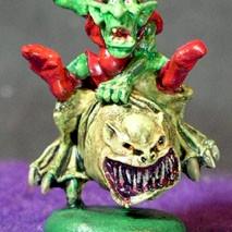 Goblin on Squig Hopper 2 by TritchPaints
