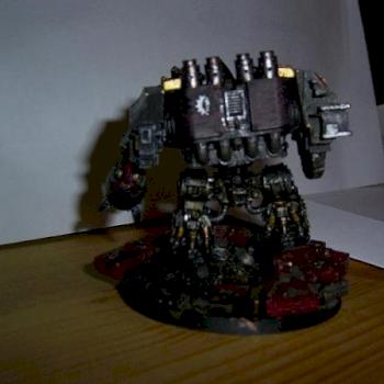 BLACK TEMPLARS VENERABLE DREADNOUGHT back by Waldwolf