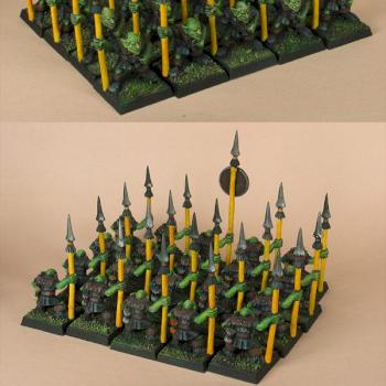 Goblin Spearmen Unit by nh.annex