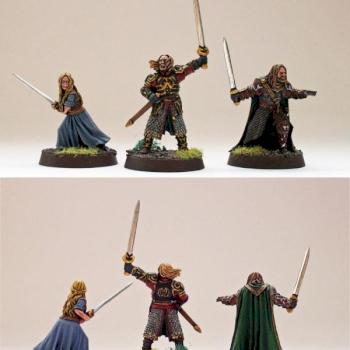 E'oywn, Theoden and Gamling by Sigmar3