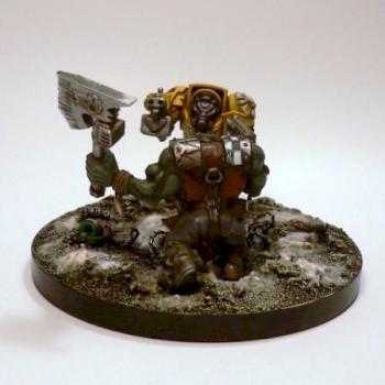 WD 345 Free minis in diorama by Bogen