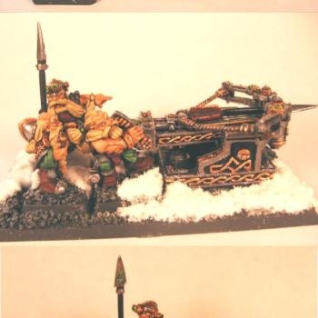 Dwarf Bolt Thrower and Crew by 032125