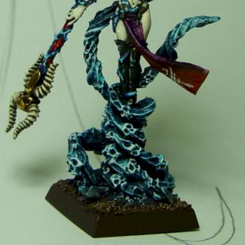 Dark Elf Sorceress by cyphercodicer1983
